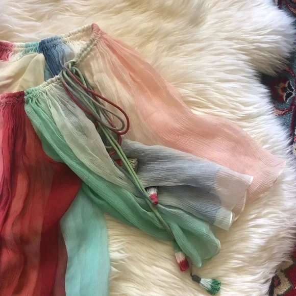 Chloe 2016 Runway chiffon silk ombré top 40 - Picture 8 of 9